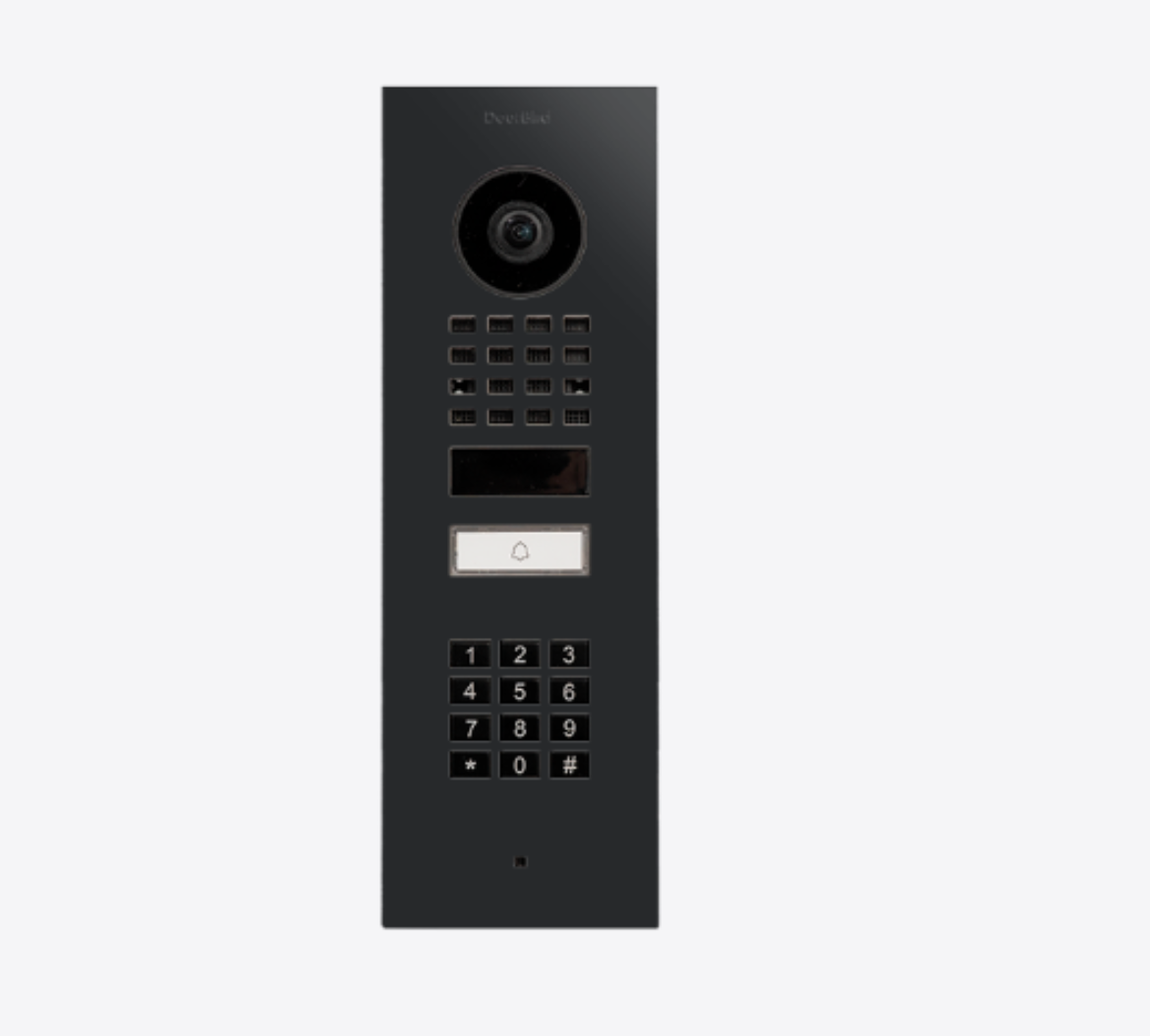 Picture of D1101KV FLUSH-MOUNT IP VIDEO DOOR STATION - Graphite black (Raven Polar), Semi-Gloss
