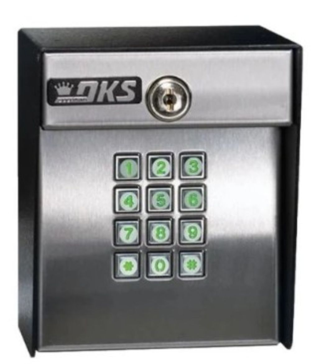 Digital Lock, 400-Code Capacity Keypad, Surface Mount, Stainless Steel